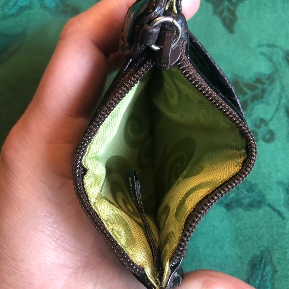 Brighton leather coin/card croc design wallet - Picture 3 of 5